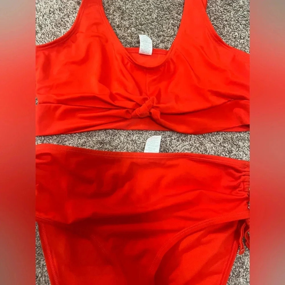Bright Orange Bikini Set - Picture 4 of 6